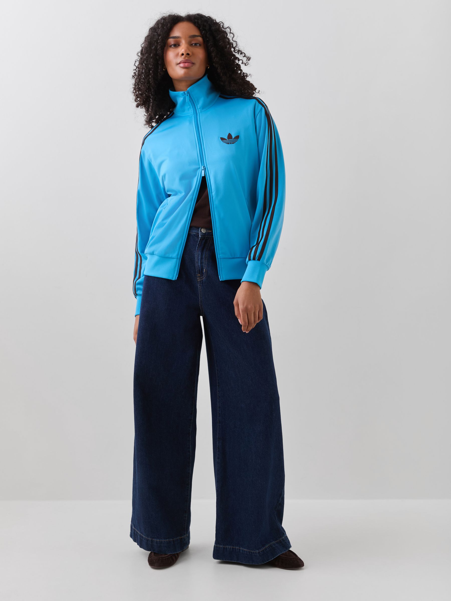 Buy adidas Originals Blue Loose Firebird Tracktop Jacket from Next