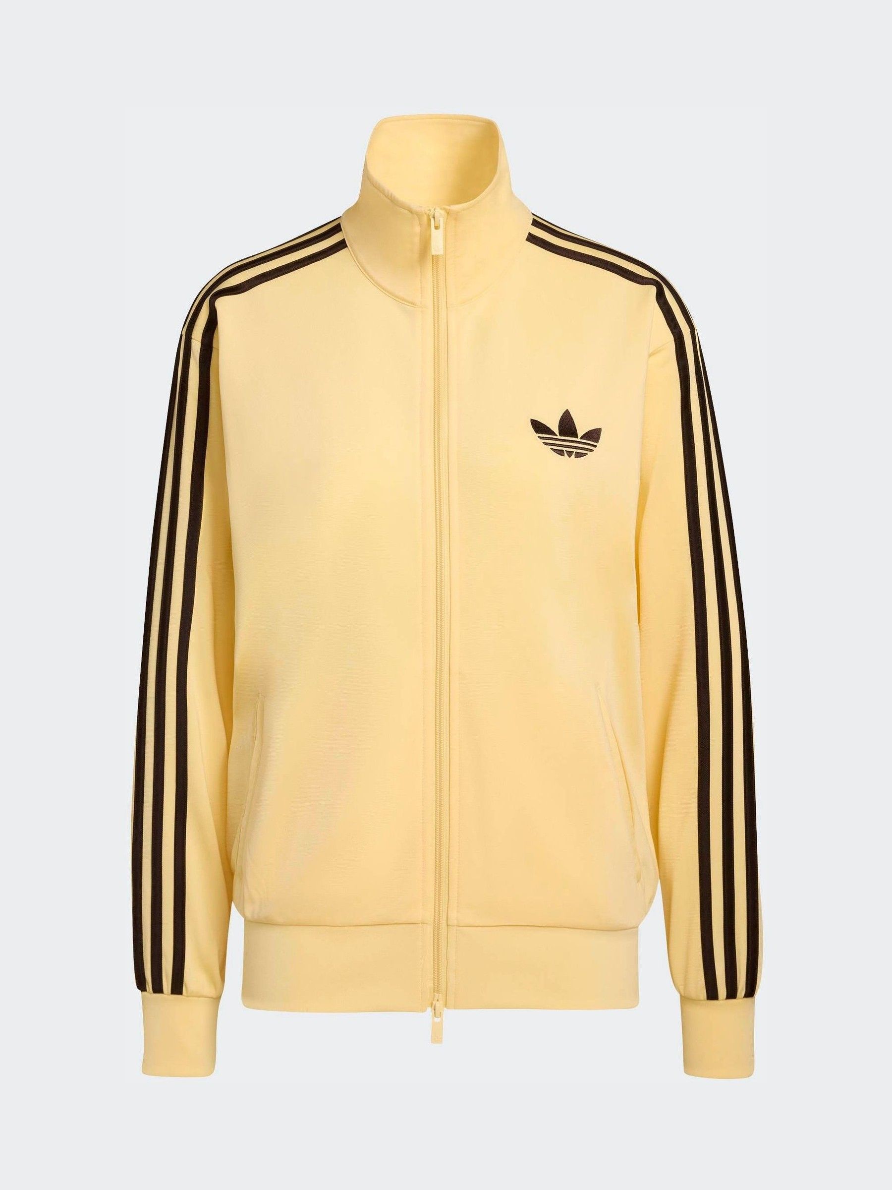 Buy adidas Originals Yellow Loose Firebird Tracktop Jacket from