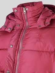 U.S. Polo Assn. Purple Sateen Puffer Jacket - Image 10 of 12