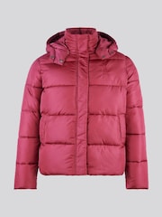 U.S. Polo Assn. Purple Sateen Puffer Jacket - Image 7 of 12