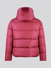 U.S. Polo Assn. Purple Sateen Puffer Jacket - Image 8 of 12