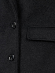 U.S. Polo Assn. Black Wool Blend Double Breasted Coat - Image 10 of 11
