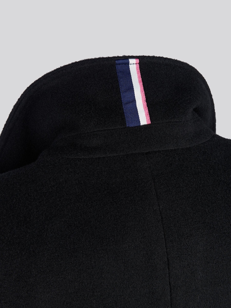 U.S. Polo Assn. Black Wool Blend Double Breasted Coat - Image 11 of 11
