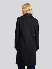 U.S. Polo Assn. Black Wool Blend Double Breasted Coat - Image 4 of 11