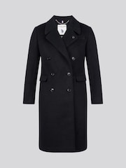 U.S. Polo Assn. Black Wool Blend Double Breasted Coat - Image 6 of 11
