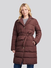 Cromo marrom - U.S. Polo Assn. Puffer Trench Coat - Imagem 2 de 12