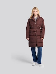 Cromo marrom - U.S. Polo Assn. Puffer Trench Coat - Imagem 4 de 12