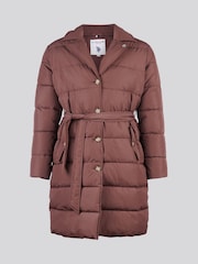 Cromo marrom - U.S. Polo Assn. Puffer Trench Coat - Imagem 7 de 12