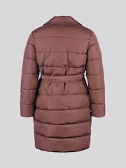 Cromo marrom - U.S. Polo Assn. Puffer Trench Coat - Imagem 9 de 12