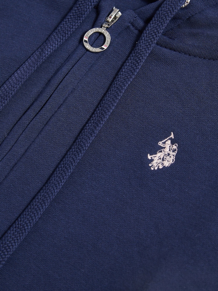 أزرق - U.S. Polo Assn. Womens Double Horsemen Zip Through Sweatshirt - صورة 7 من 7 أزرق - U.S. Polo Assn. Womens Double Horsemen Zip Through Sweatshirt - صورة 7 من 7