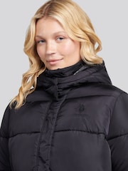 U.S. Polo Assn. Black Sateen Puffer Jacket - Image 4 of 11