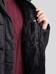 U.S. Polo Assn. Black Sateen Puffer Jacket - Image 5 of 11