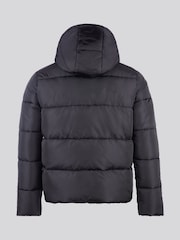 U.S. Polo Assn. Black Sateen Puffer Jacket - Image 7 of 11