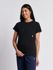 U.S. Polo Assn Black Crew Neck Pocket T-Shirt - Image 1 of 7