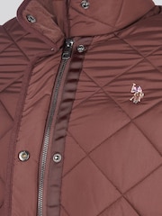 U.S. Polo Assn. Brown Lightweight Quilted Jacket - Image 11 of 11