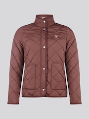 U.S. Polo Assn. Brown Lightweight Quilted Jacket - Image 6 of 11