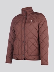 U.S. Polo Assn. Brown Lightweight Quilted Jacket - Image 8 of 11