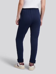 أزرق - بنطلون رياضي نسائي بحافة مطوية مزين برسمة فارسين من U.S. Polo Assn. - صورة 2 من 7
