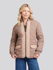 U.S. Polo Assn. Brown Dark Contrast Bomber Jacket - Image 1 of 10