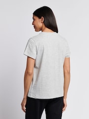 U.S. Polo Assn Grey Crew Neck Pocket T-Shirt - Image 4 of 7