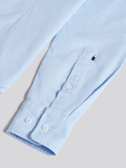 U.S. Polo Assn. Blue Stretch Classic Fit Oxford Shirt - Image 10 of 10