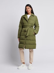 Verde - U.S. Polo Assn. Puffer Trench Coat - Imagem 1 de 12