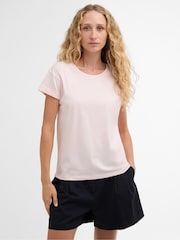 Barbour® Pink Bede T-Shirt - Image 1 of 6
