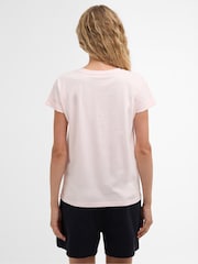 Barbour® Pink Bede T-Shirt - Image 2 of 6