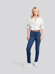 U.S. Polo Assn. Natural Herringbone Check Pocketed Shirt - Image 4 of 8