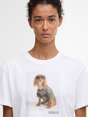 Barbour® White Marine T-Shirt - Image 4 of 6