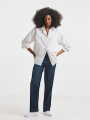 Simply Be Blue 99/1 Relaxed Straight Jeans - Image 1 of 4