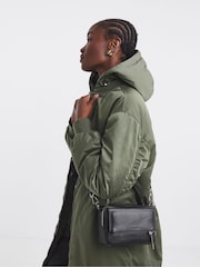 Simply Be Green Hooded Longline Bomber - Image 4 of 5