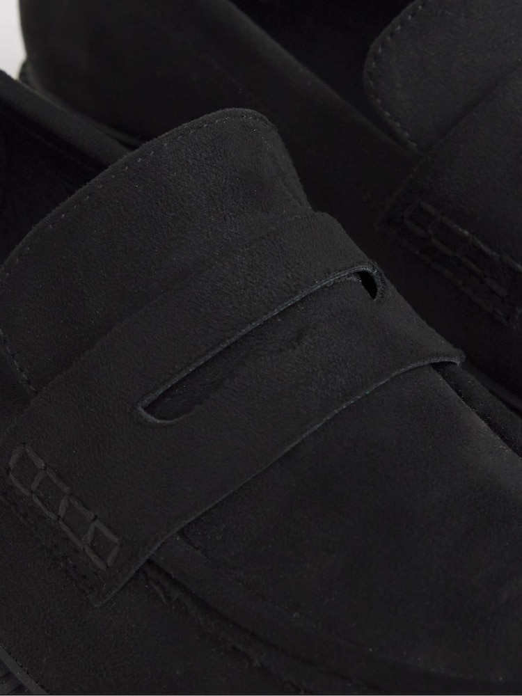 Simply Be Soft Black Extra Wide Fit Chunky Mary Jane Shoes - Image 4 of 4