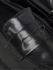 Simply Be Chrome Black Wide Fit Chunky Mary Jane Shoes - Image 3 of 4