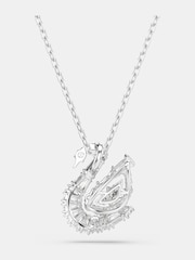 Swarovski Silver Mixed Cuts Swan pendant Necklace - Image 5 of 6
