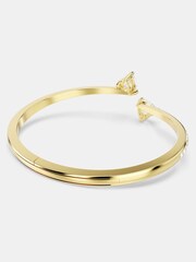 Swarovski White Gold Tone Mixed Cut Mesmera Bangle - Image 2 of 5