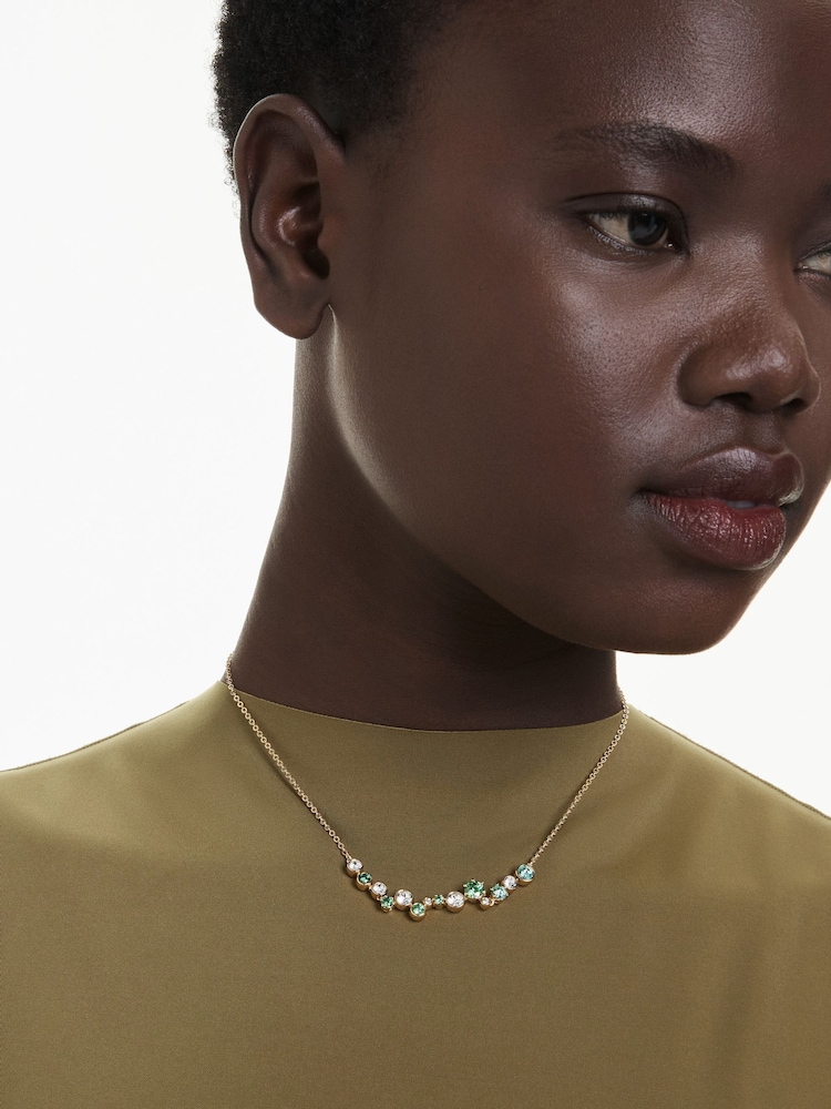 Swarovski Gold Tone Mixed Cuts Constella necklace - Imagen 6 de 6