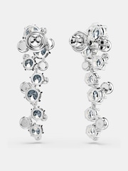 Swarovski White Rhodium Plated Mixed Cuts Constella Drop Earrings - Image 3 of 5