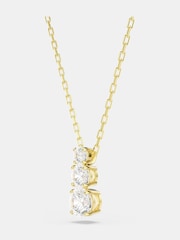 Swarovski White Gold Tone Round Cut Stilla Attract Pendant Necklace - Image 4 of 5
