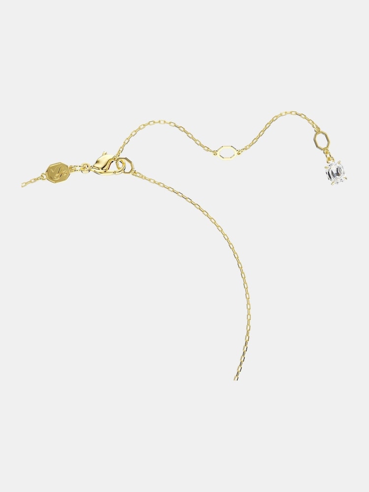 Swarovski White Gold Tone Round Cut Stilla Attract Pendant Necklace - Image 5 of 5