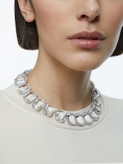 Swarovski Rhodium Plated Octagon Cut Millenia Tennis Necklace - Imagen 6 de 7