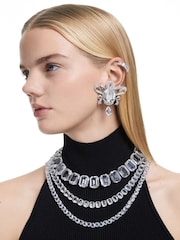 Swarovski Rhodium Plated Octagon Cut Millenia Tennis Necklace - Imagen 7 de 7