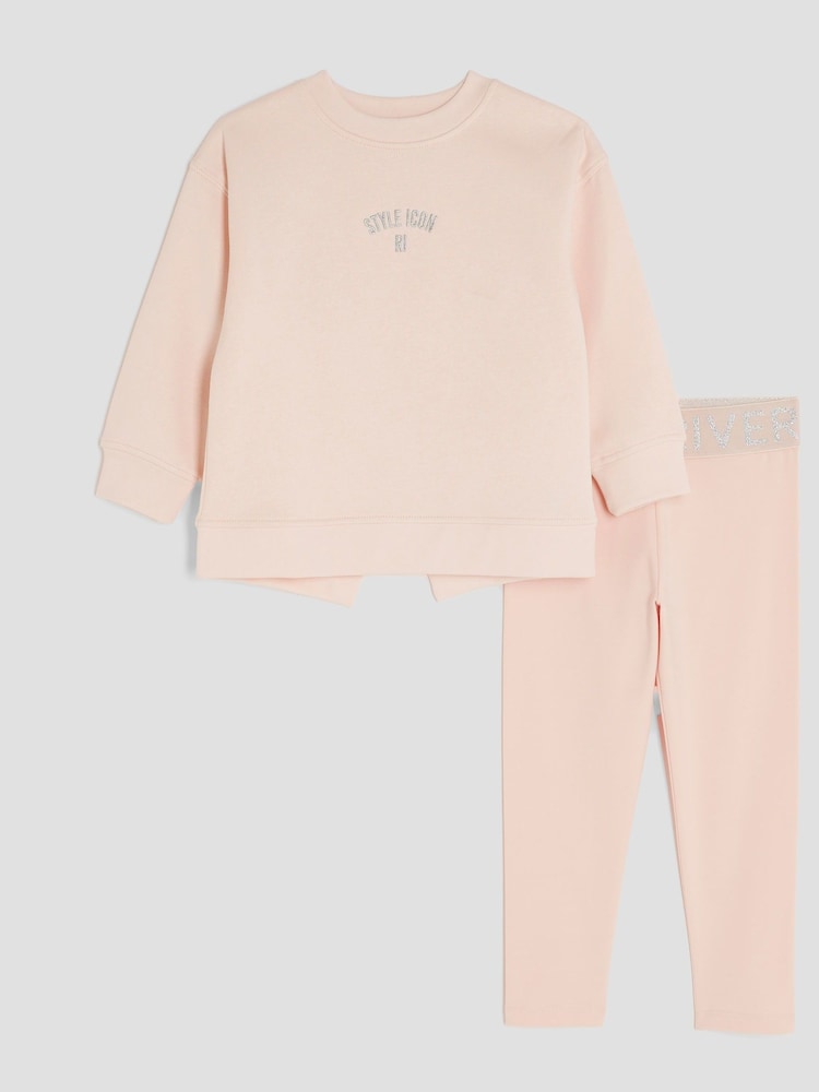 River Island Pink Girls Sweatshirt - Image 1 of 5