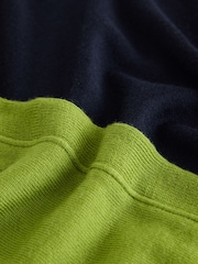 Green/Navy 100% Merino Wool N.Premium 2 Pack Crew Neck Jumpers - Image 5 of 5