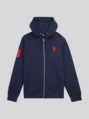 U.S. Polo Assn. Blue Mens Player 3 Zip Hoodie - Image 5 of 9
