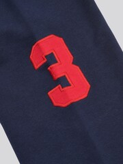 U.S. Polo Assn. Blue Mens Player 3 Zip Hoodie - Image 9 of 9