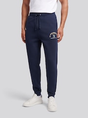 U.S. Polo Assn. Blue Mens Print Graphic Print Sweat Joggers - Image 1 of 7