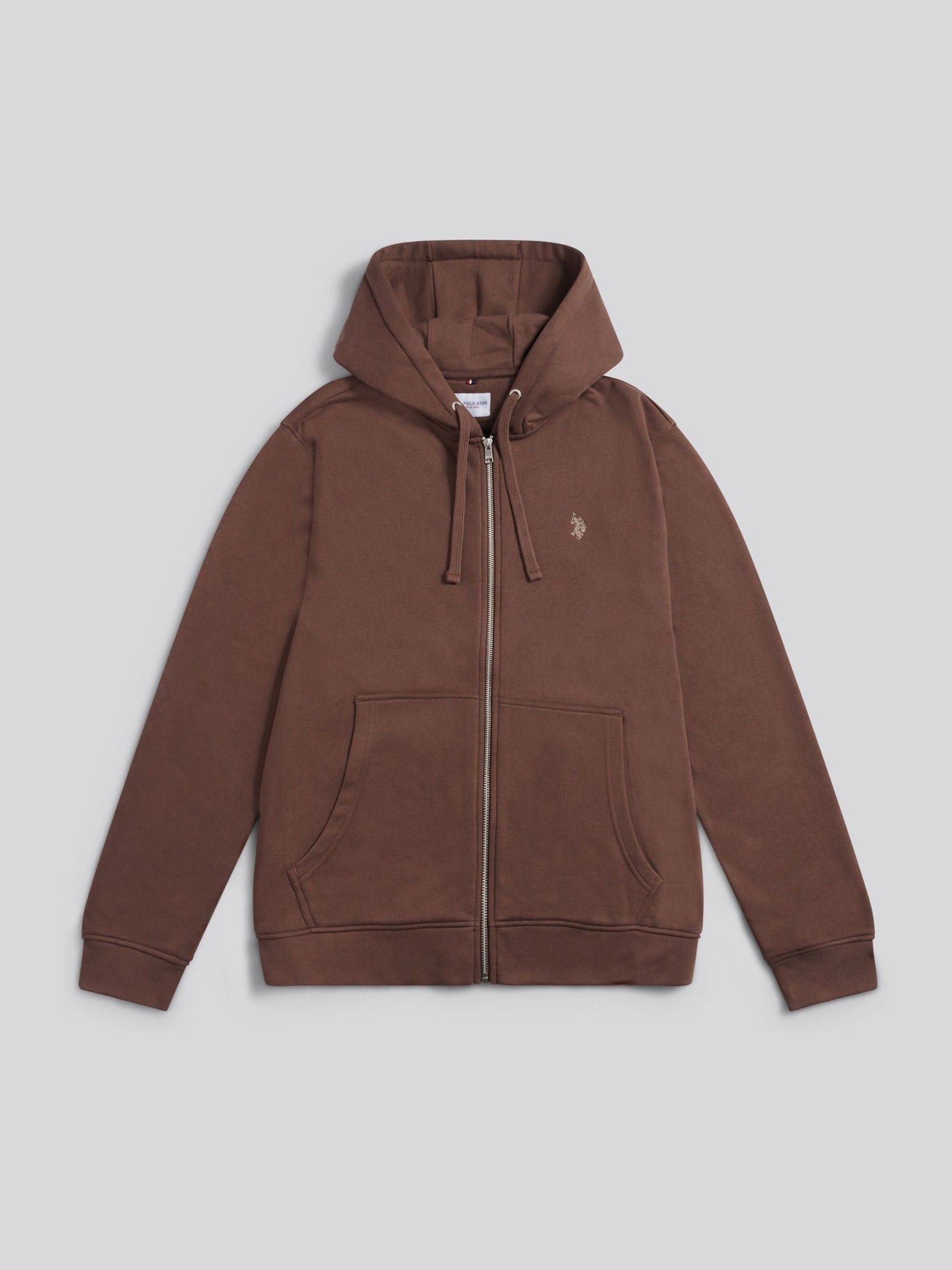 Polo U.S. ASSN.　ダブルジップジャケット　ブラウン　Lサイズ POLO U.S. Assn. Walmart.com - Flatback Zip Quarter Men's ジャケット・アウター
