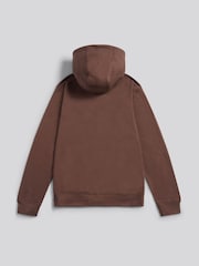 U.S. Polo Assn. Brown Mens Double Horsemen Loopback Zip Hoodie - Image 6 of 7