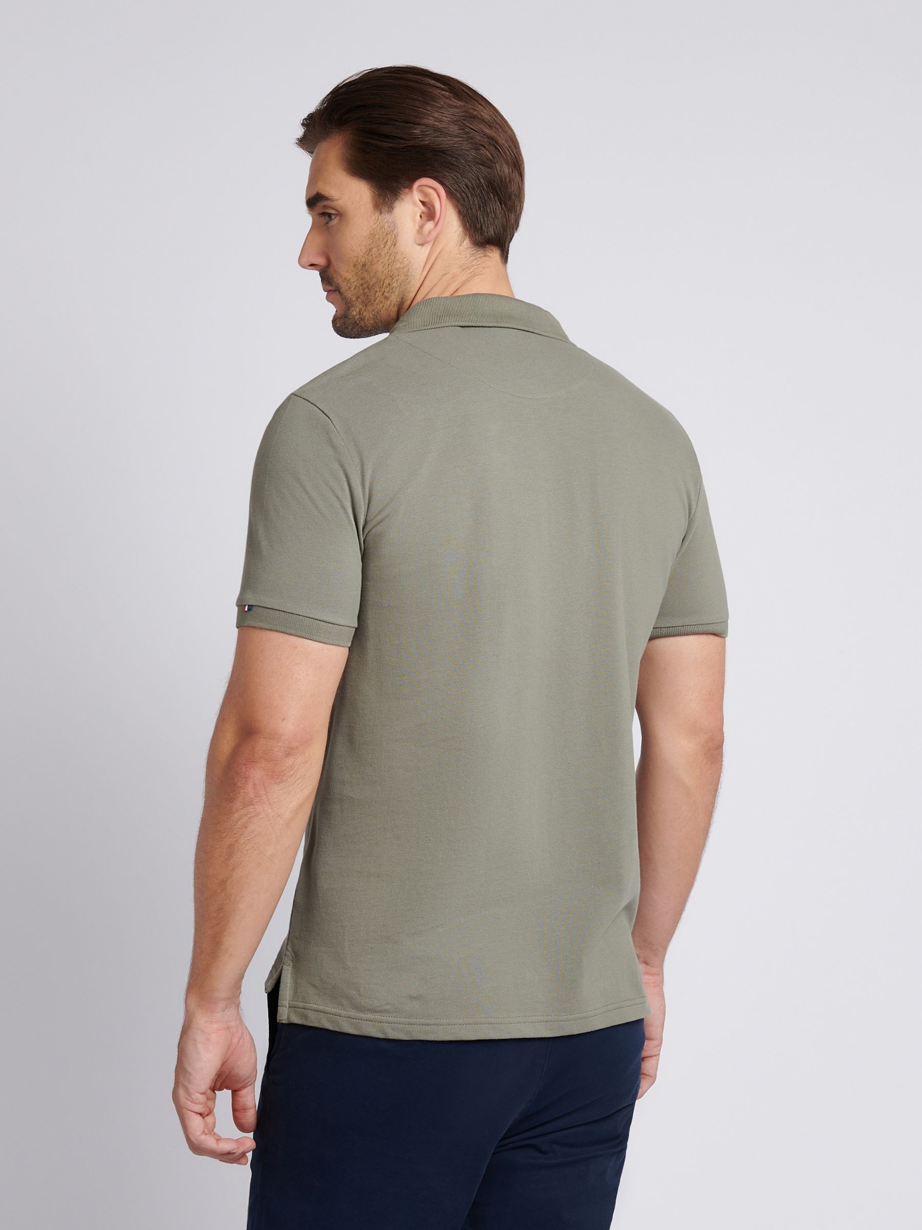 Buy U.S. Polo Assn. Green Regular Fit Mens Player 3 Pique 100